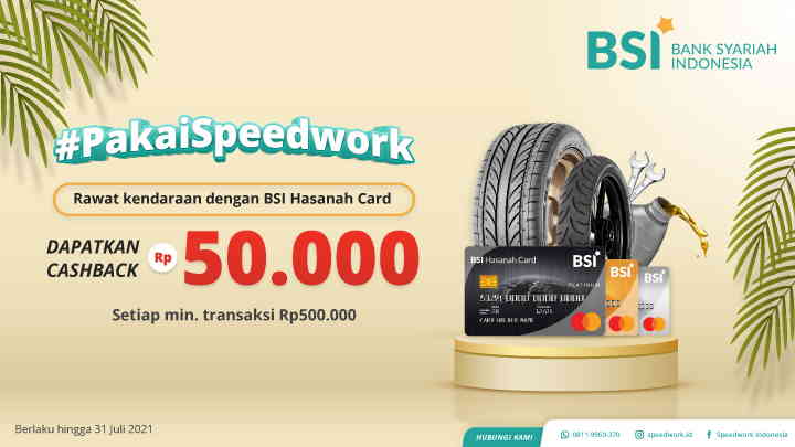 Promo BSI cashback 50rb dengan minimal transaksi 500rb